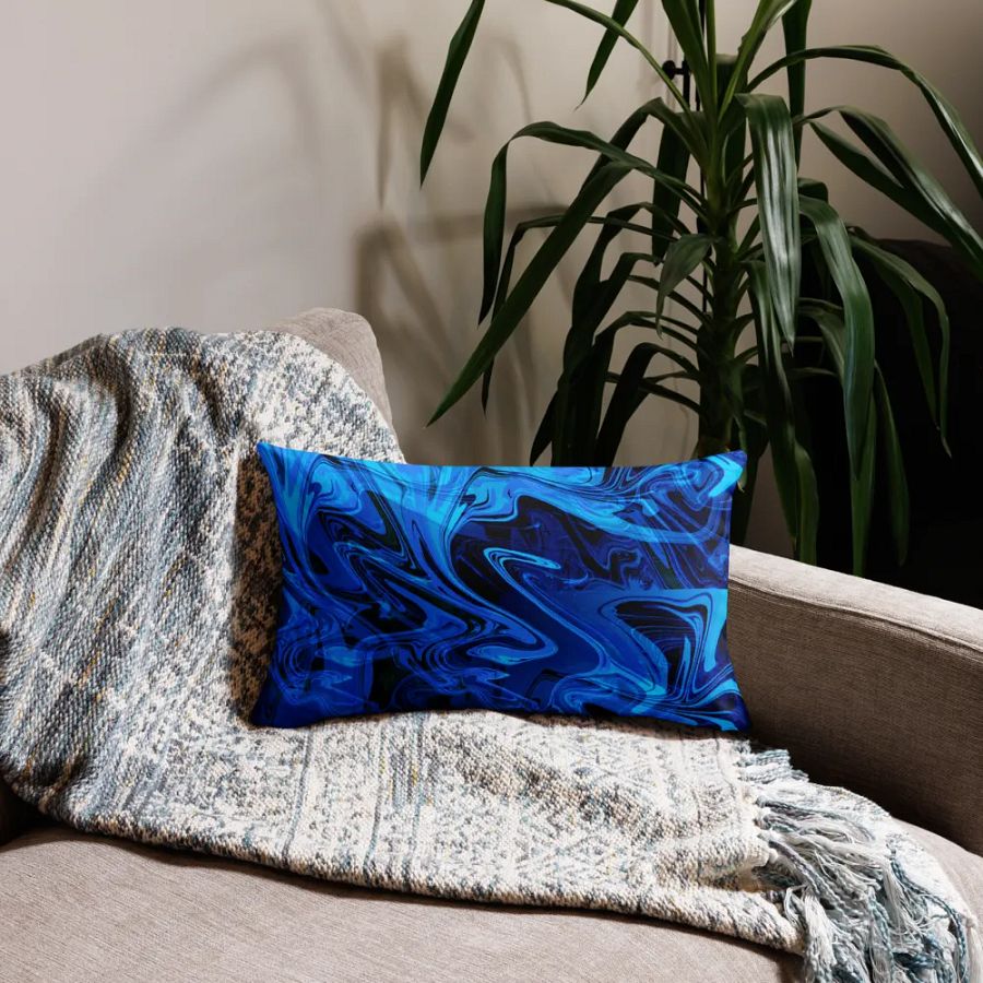 Azure Wave All-Over Pillow Case product image (25)
