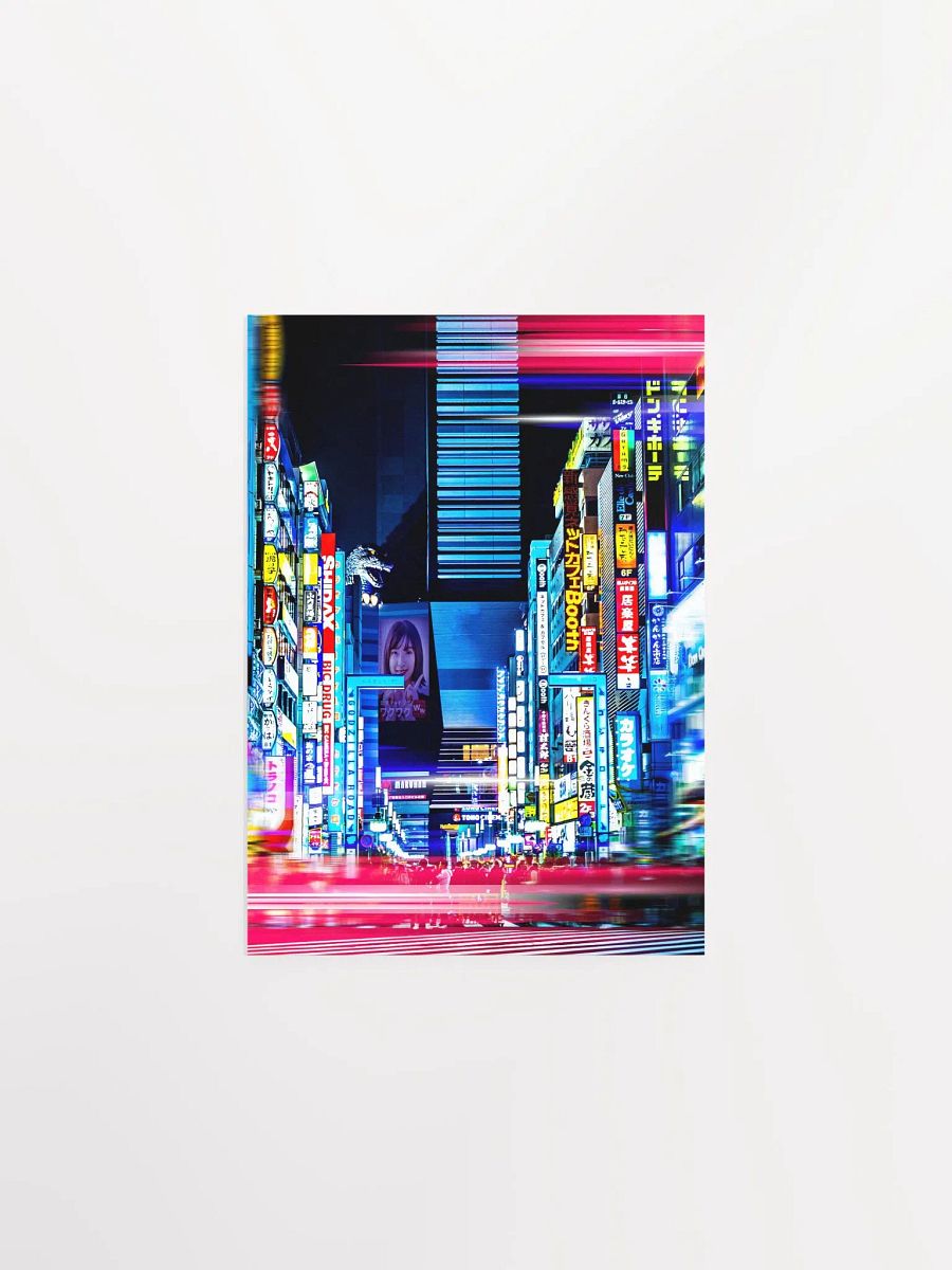 Neon night city: Tokyo, Japan (synthwave/vaporwave/retrowave/cyberpunk) — aesthetic poster product image (6)
