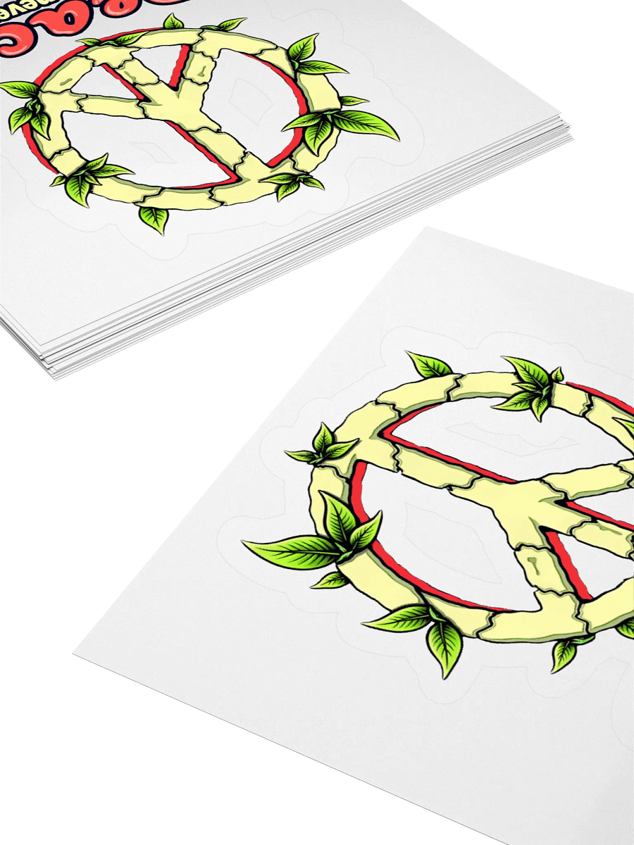 Peace Was Never Profitable Sticker product image (10)