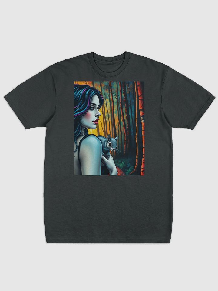 Just a girl and her squirrel. Super soft and comfy tee product image (1)