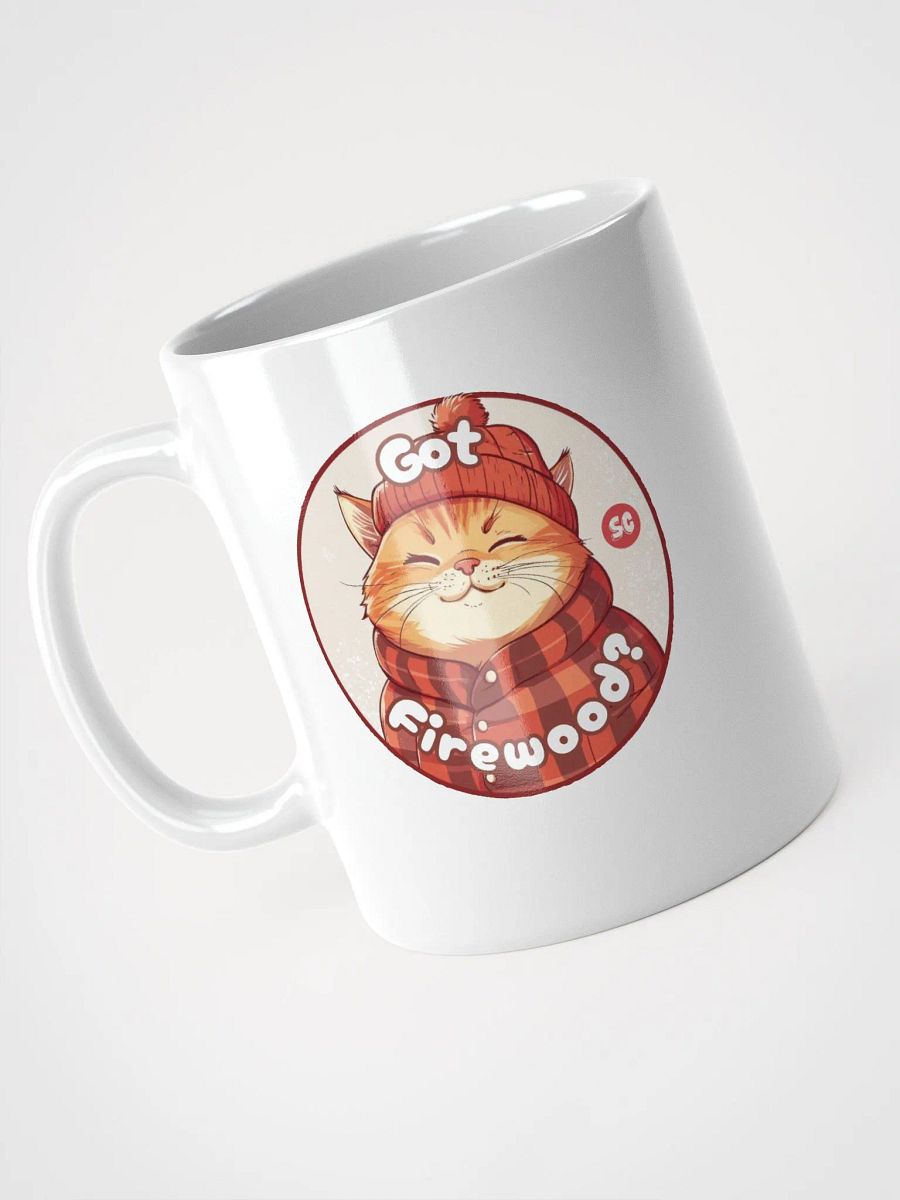 Cozy Cat - Got Firewood? | White Glossy Mug product image (7)