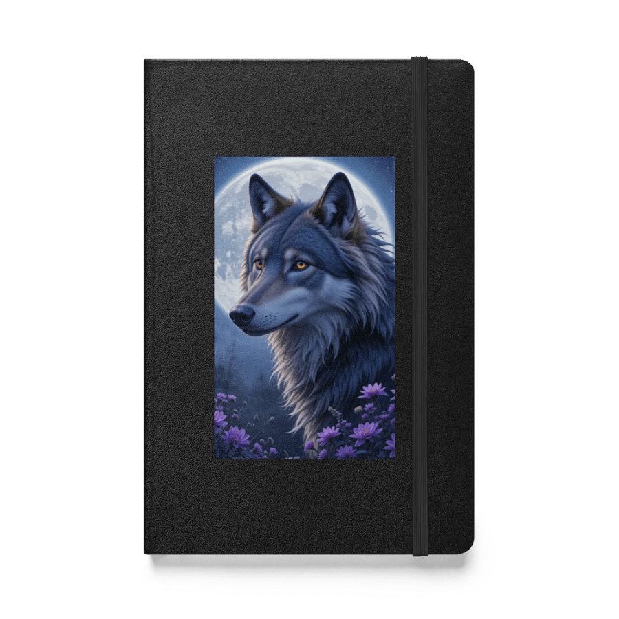 Moonlit Wolf Hardcover Journal product image (1)