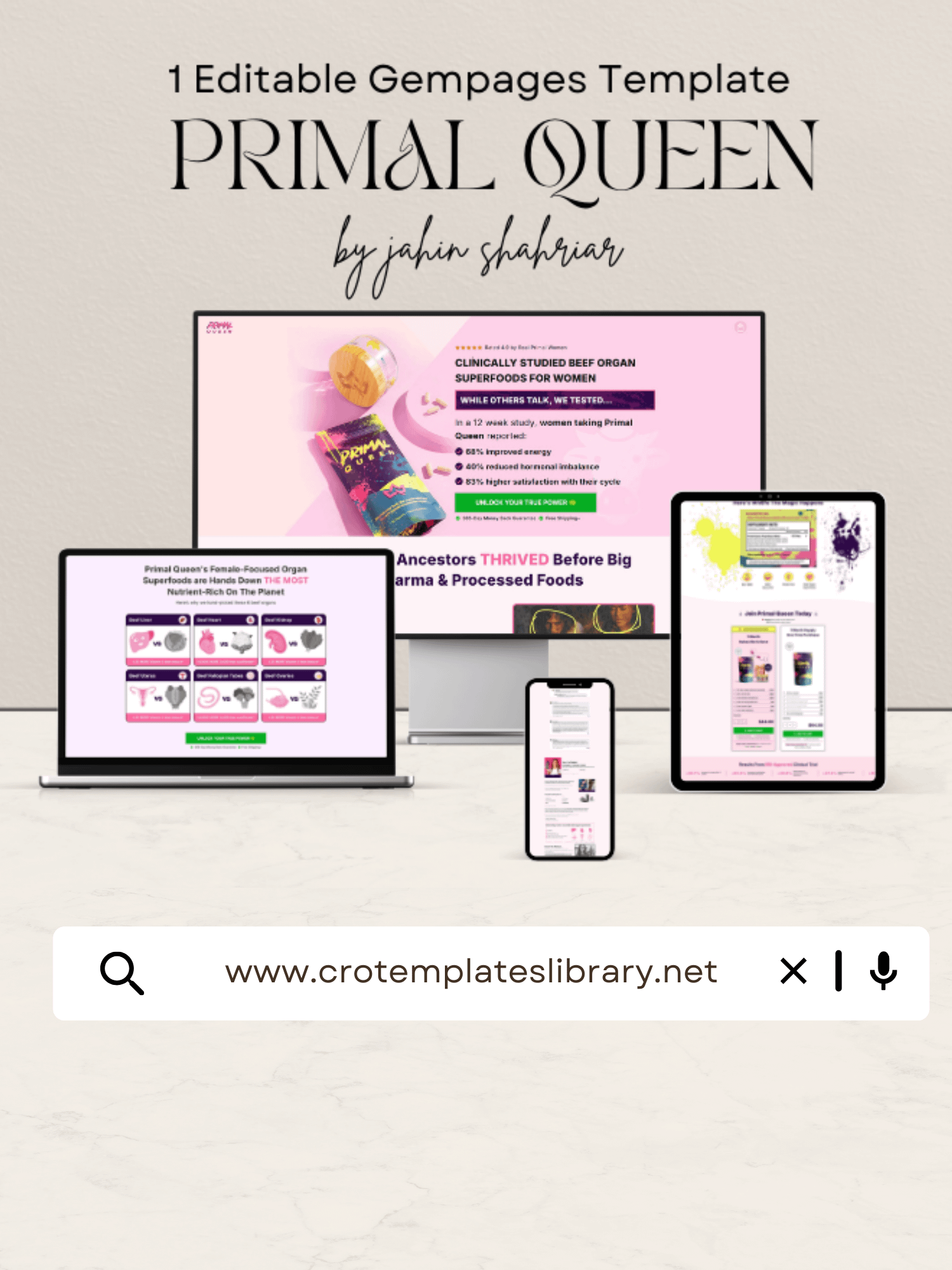 Primal Queen Gempages Template product image (1)