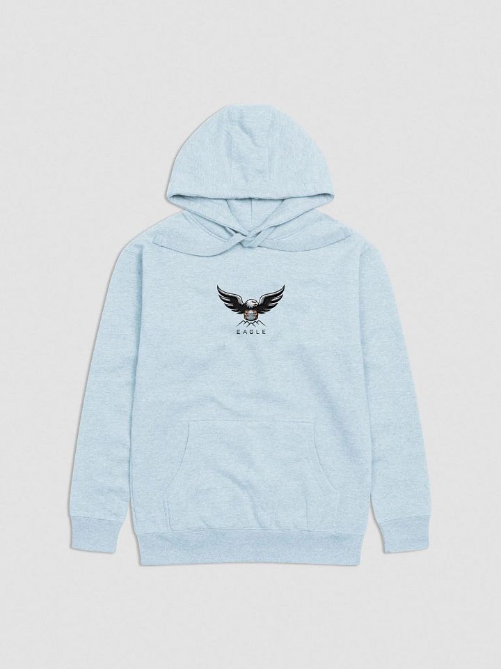 Eagle Vision Unisex Premium Hoodie - Stylized Eagle & Mountain Design product image (1)