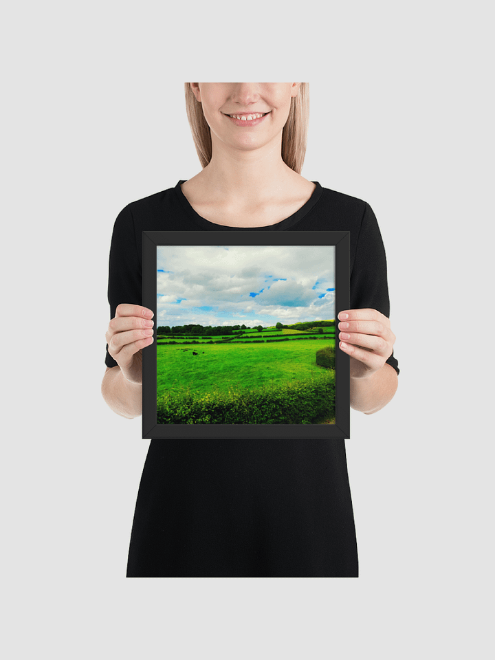 grassy fields Framed photography Poster product image (2)