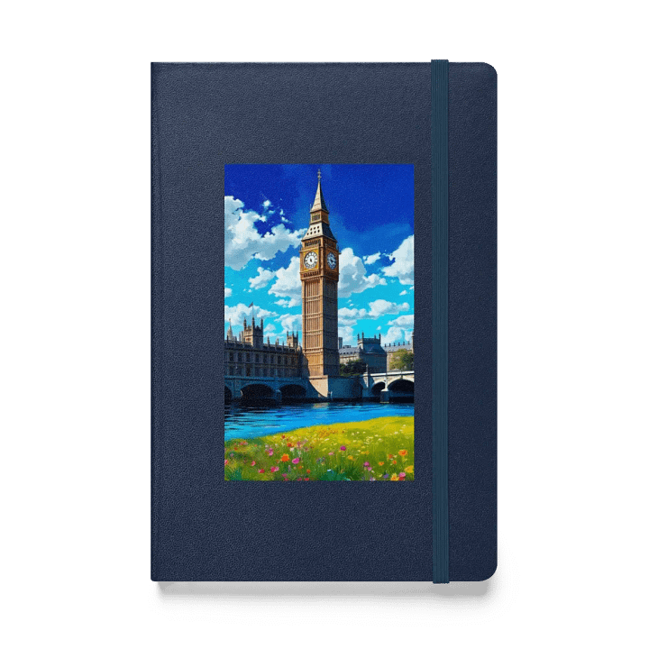 Big Ben, London, United Kingdom HARDCOVER NOTEBOOK. product image (1)