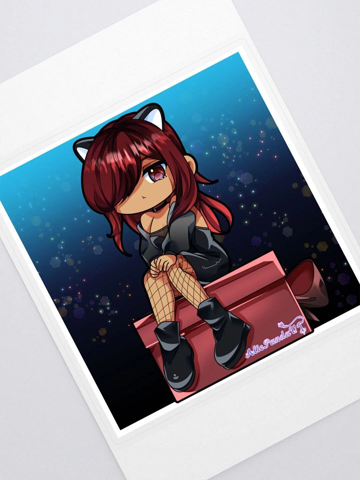 Starry-Eyed Panda Girl Sticker Sheet product image (1)