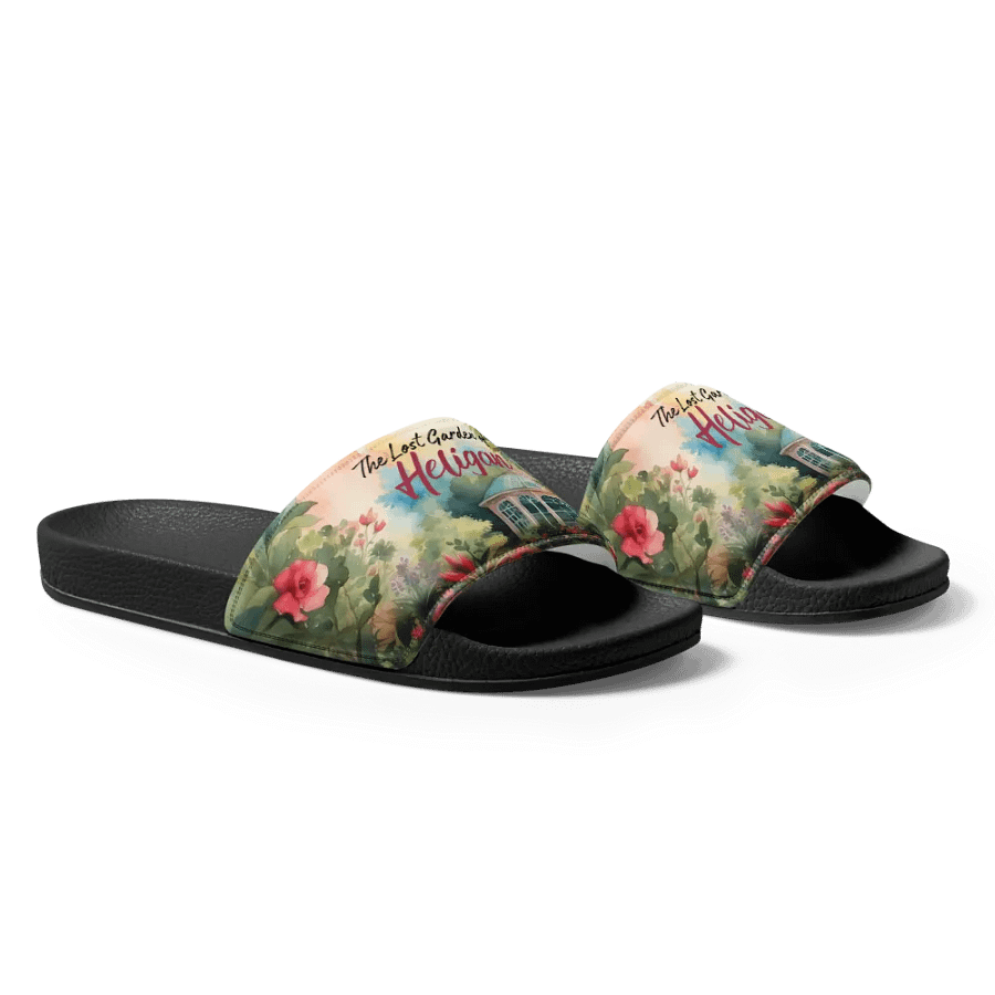 The Lost Garden of Heligan All Over Print Womens Slides product image (7)