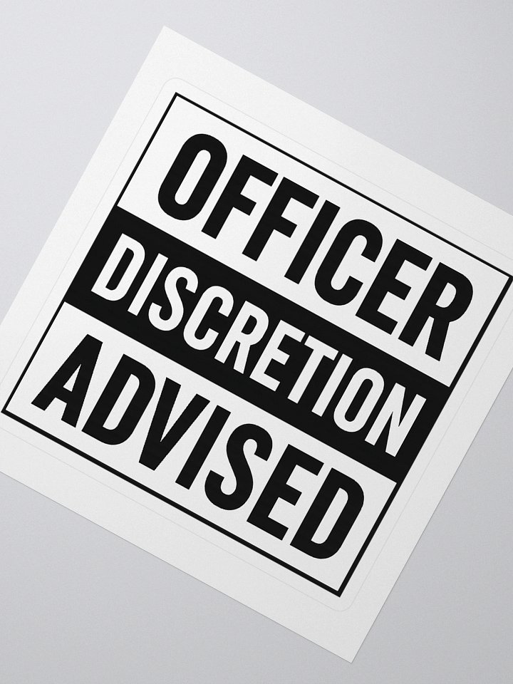 Undercover Warning Stickers product image (2)