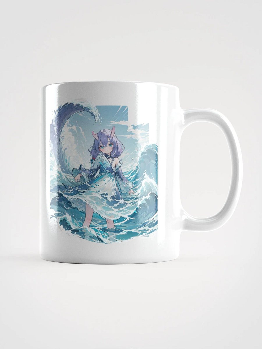 White Glossy Mug - Bailu v1 (Honkai Star Rail) product image (1)