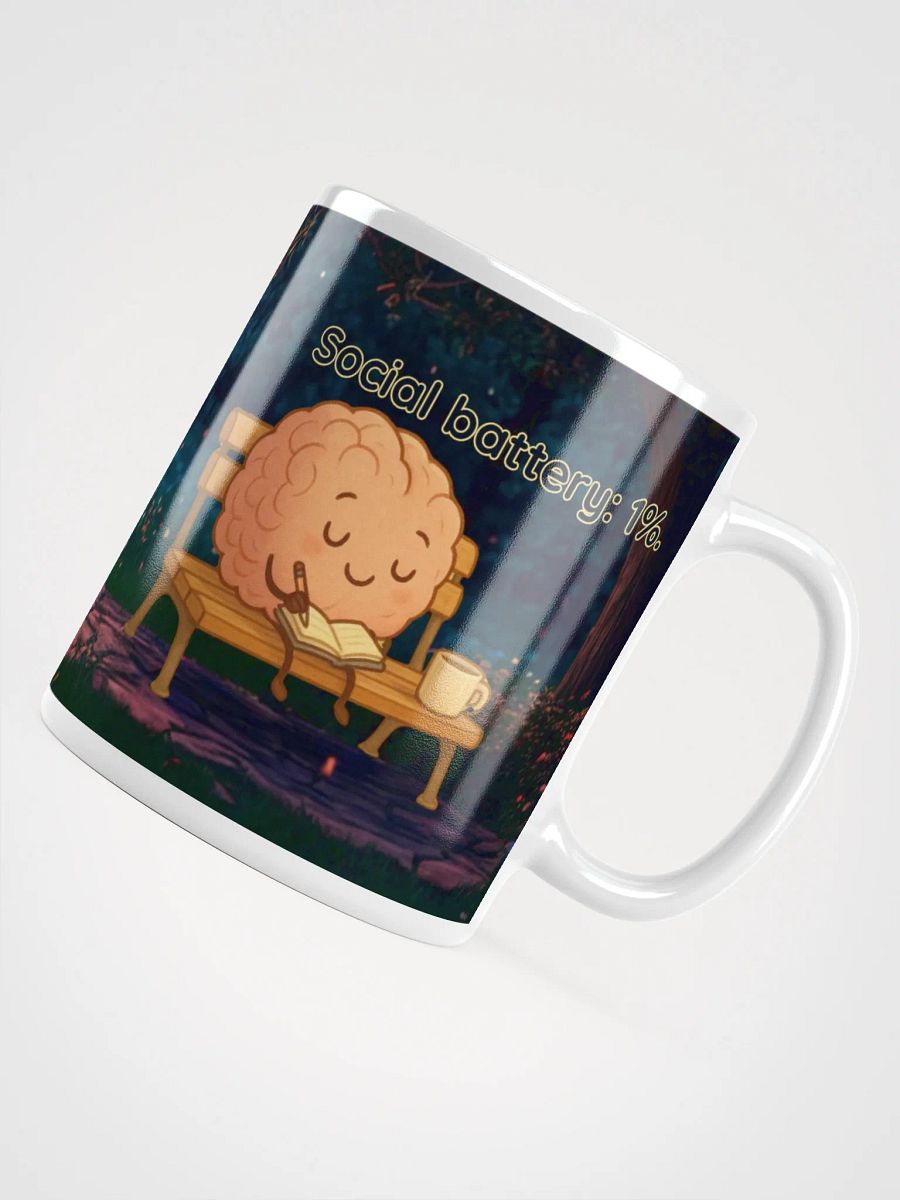 Before Tea: Sad, Battery Low - Kawaii Tea Lover's Recharge Mug product image (4)
