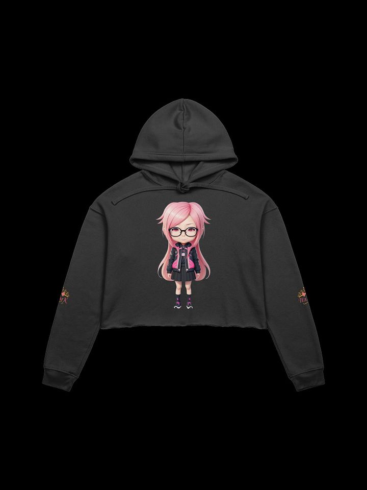 (PINK CHIBI) K Crop Hoodie product image (1)