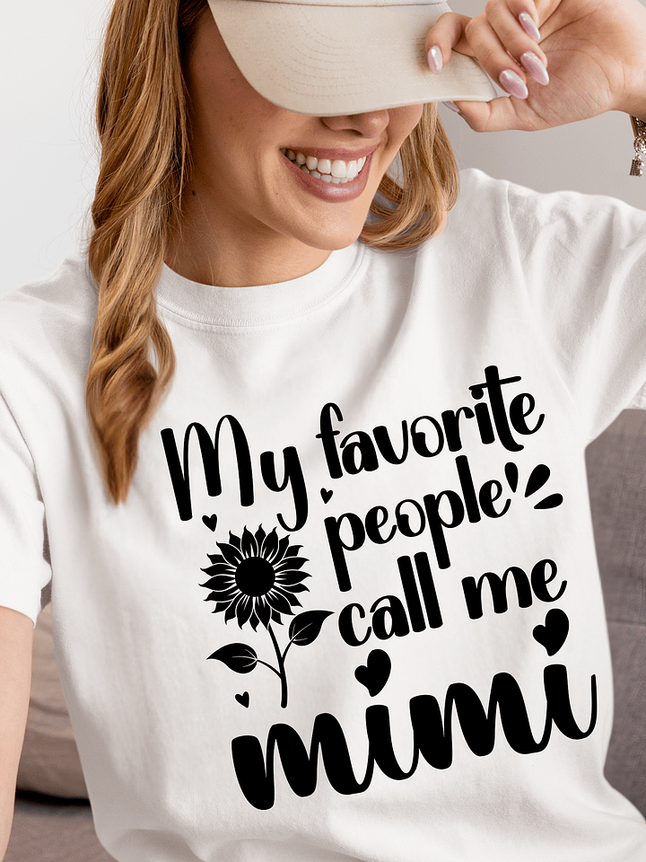 My Favorite People Call Me MIMI, Grandma Comfort Colors T-shirt product image (19)