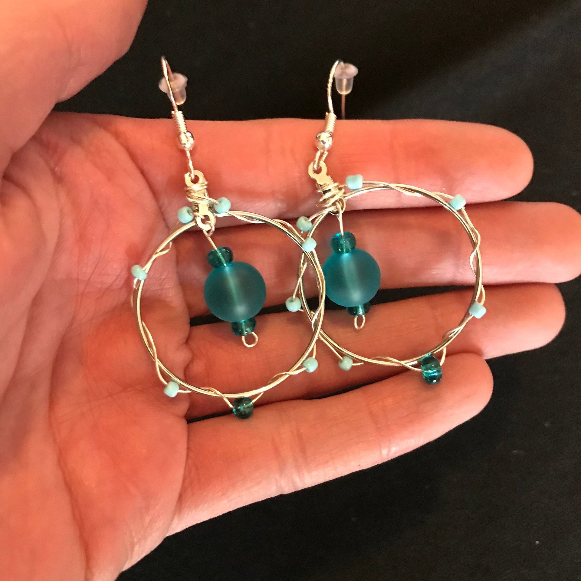 Summer Blue Drop Earrings product image (1)