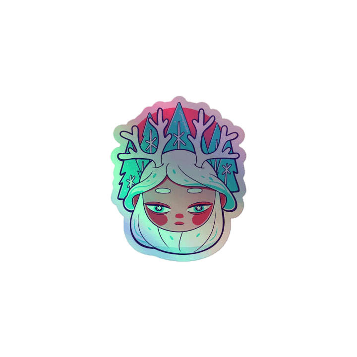 Chill | 3D Holographic Kiss-Cut Sticker product image (2)