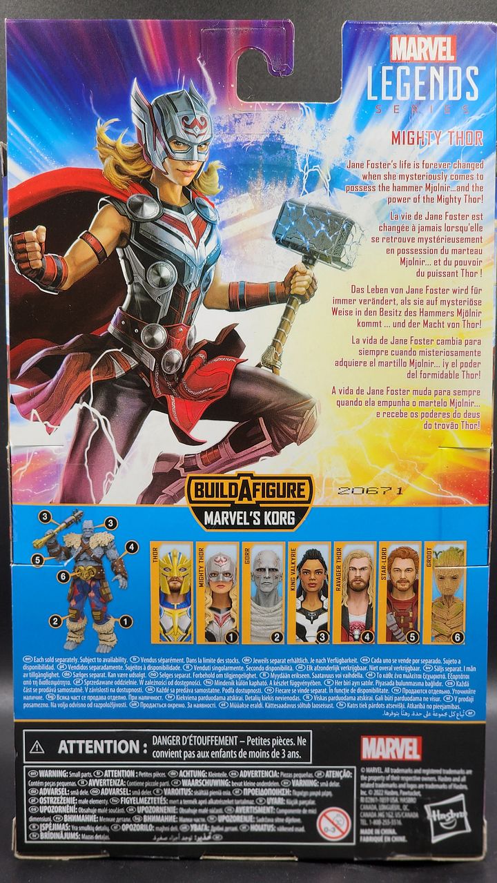 Marvel Legends Series Mighty Thor Love and Thunder Female product image (2)