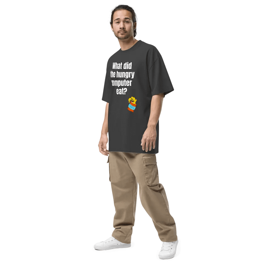 Retro CHIPS Graphic Oversized Tee product image (5)