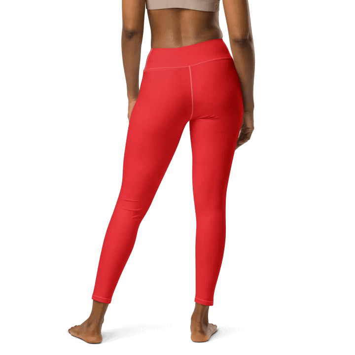 Unisex Red Yoga Leggings product image (2)