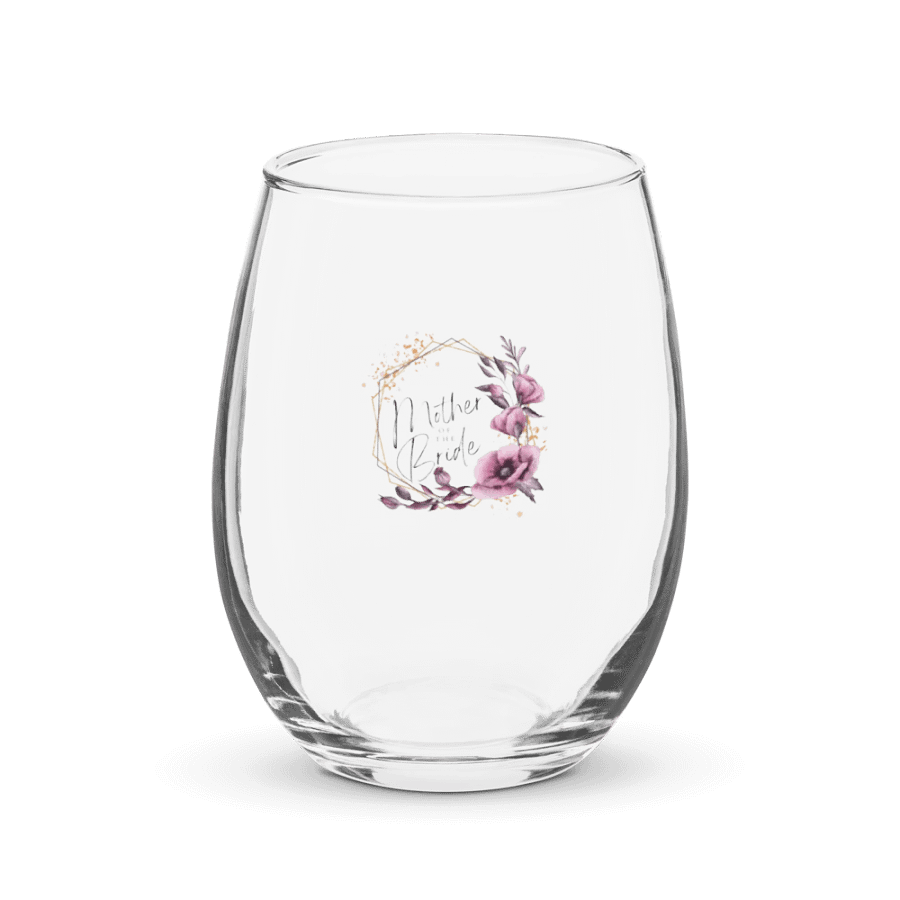 Mother Of The Bride Stemless Wine Glass product image (1)