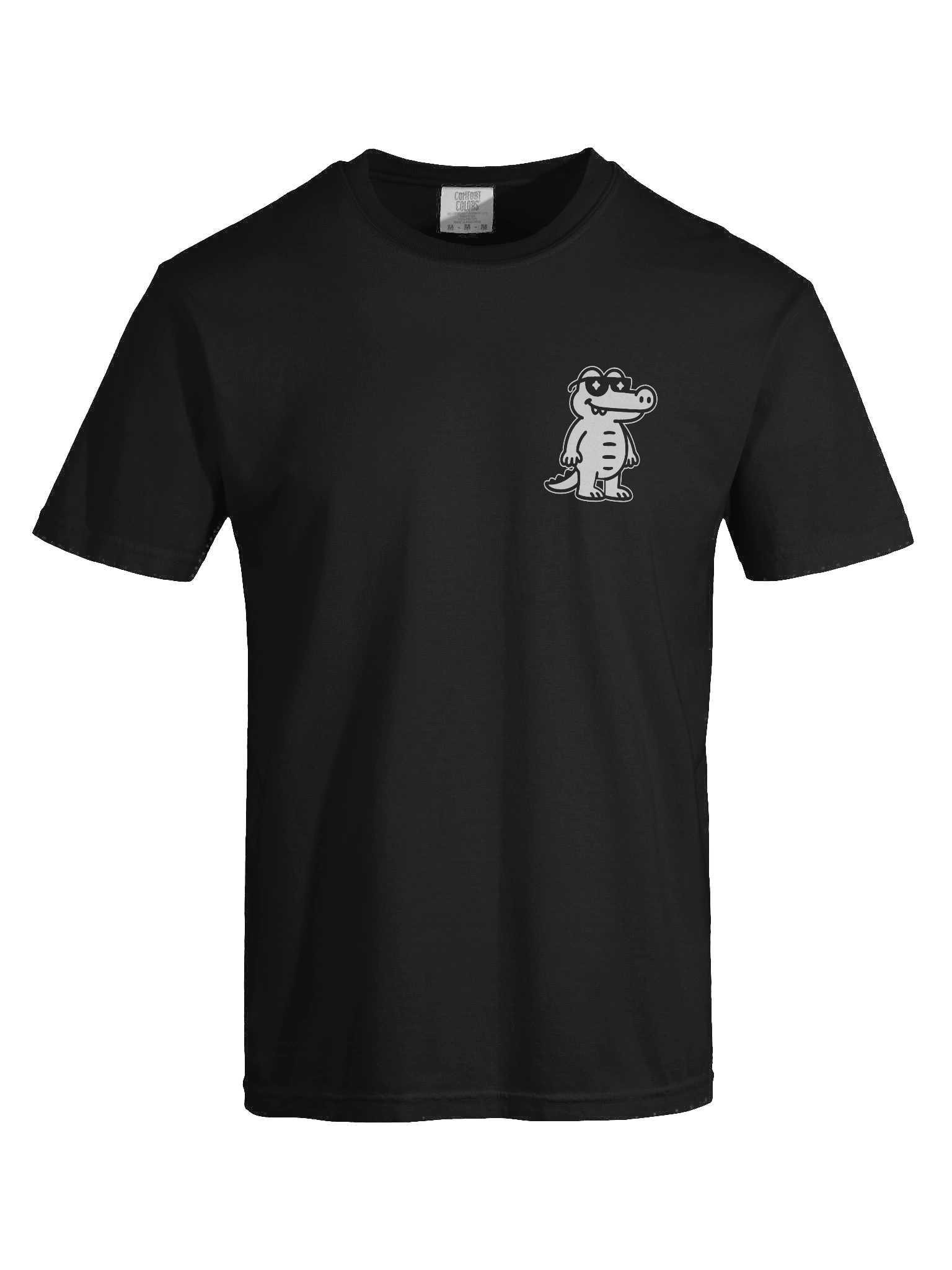 Crocodeth T-Shirt No.1 – Cool Crocodile Pocket Print Tee for Travel, Adventure, Rock and Tech product image (4)