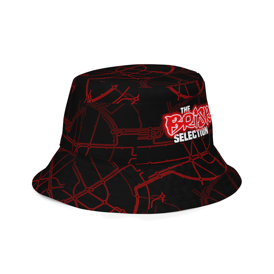 The Brisk Selection Bucket Hat Neon Red Logo product image (3)