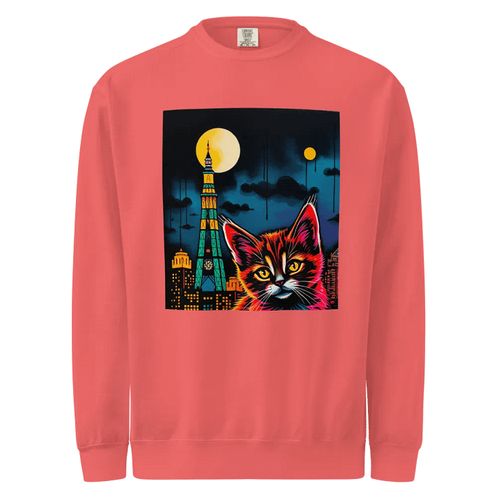 Moonlit Feline Dreams Sweatshirt product image (1)