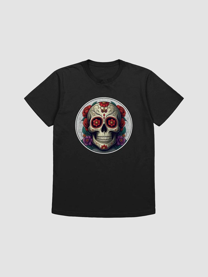 Day of the Dead Floral Skull T-Shirt product image (2)