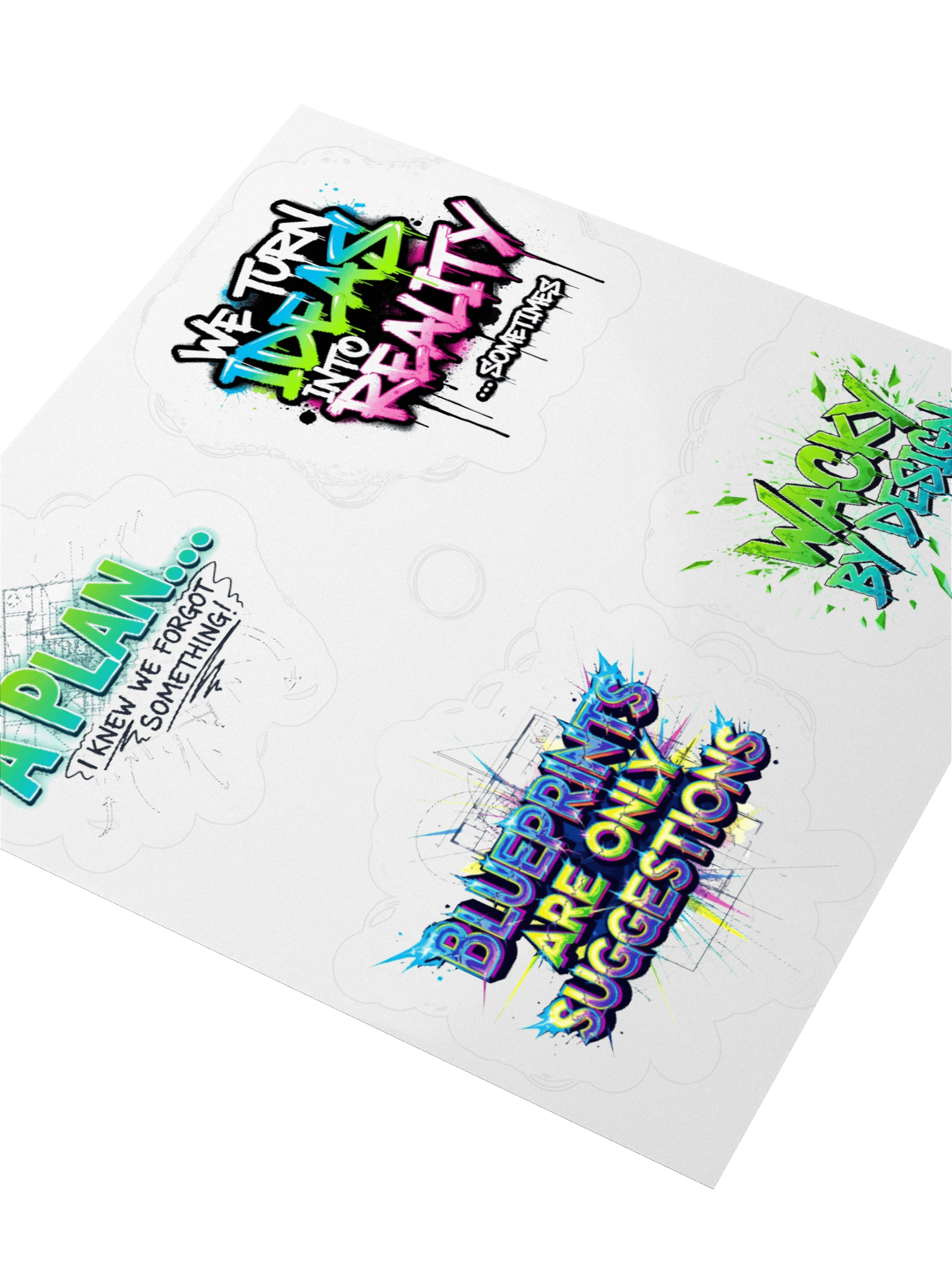 Wacky Wisdom Sticker Set product image (8)