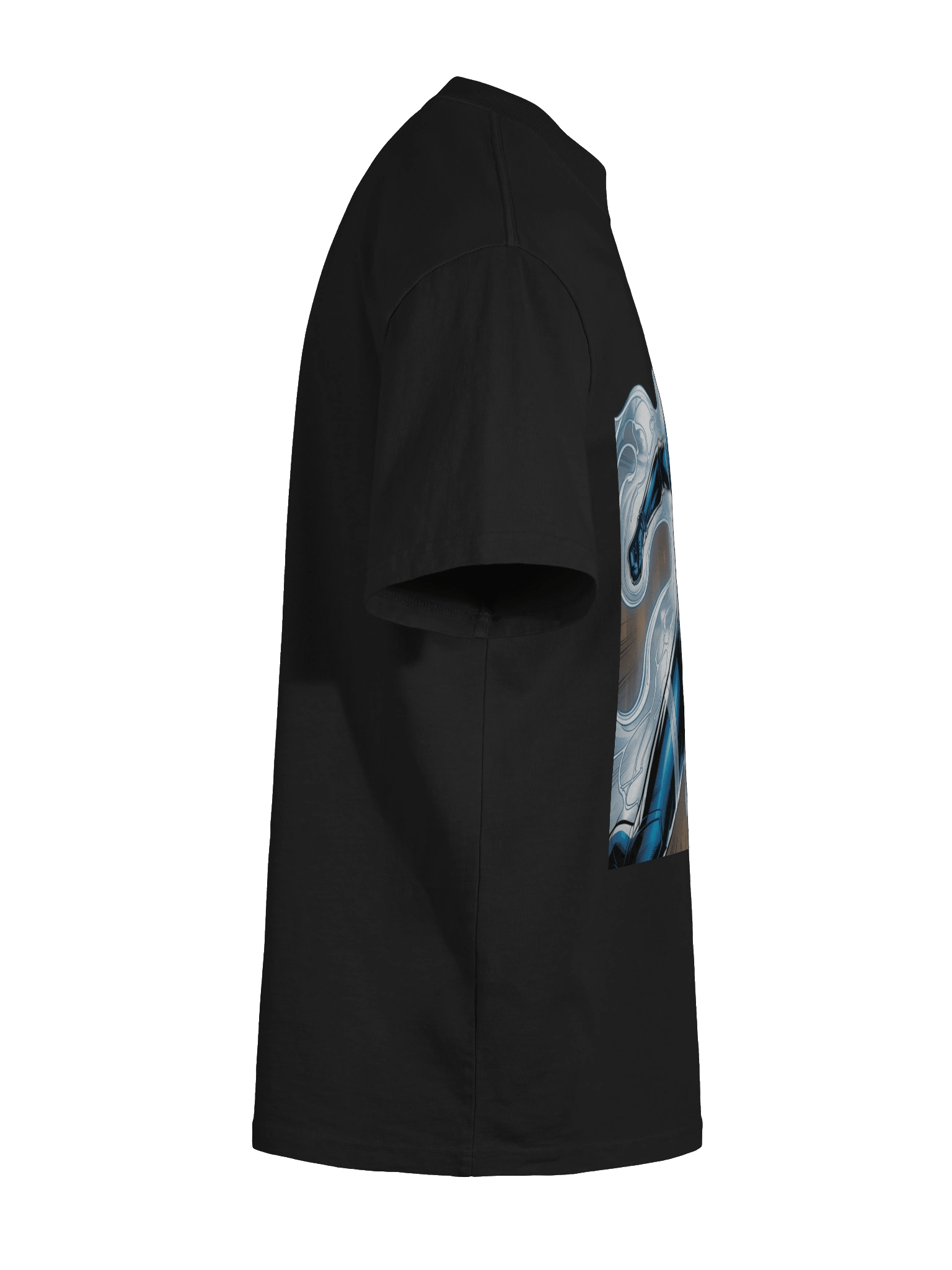 Invisible Woman Ethereal Surge Oversized Faded T-Shirt – Phantom Power Pulse product image (11)