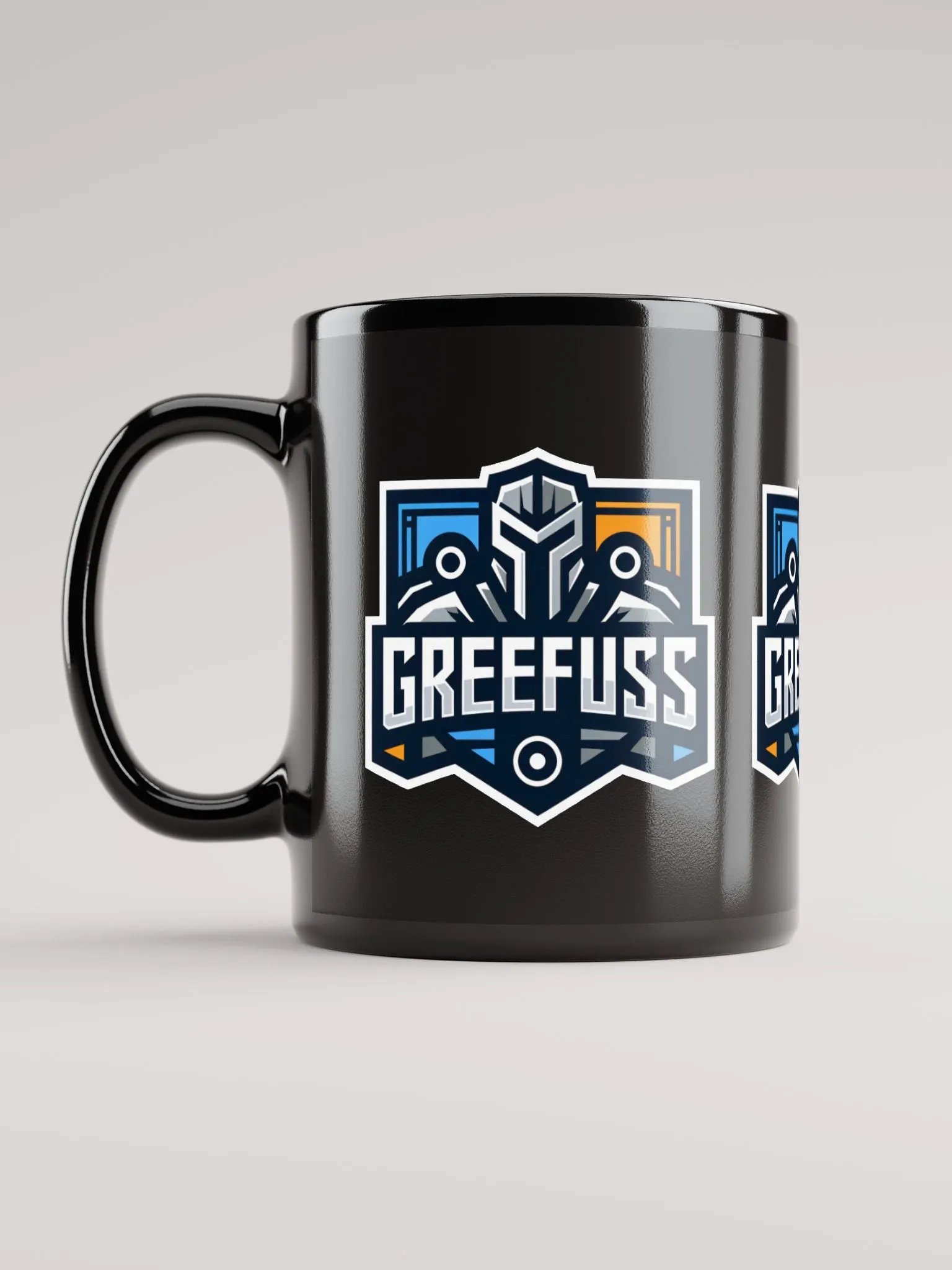Industrial GREEFUSS KNIGHT Black Glossy Mug product image (6)
