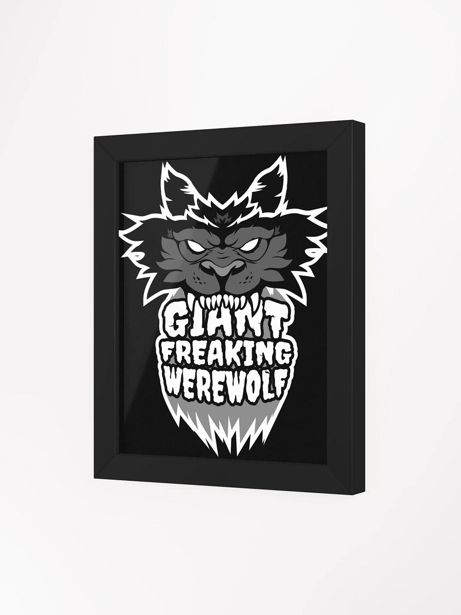Giant Freaking Werewolf Stylized Matte Poster product image (12)
