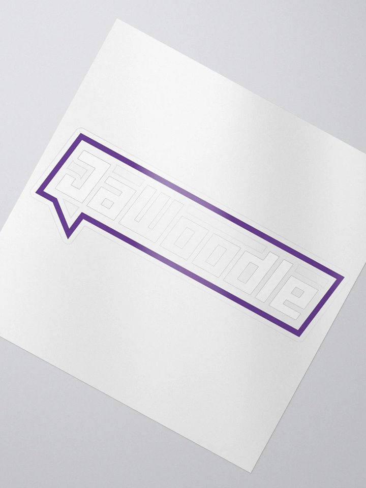 JaWoodle Logo Sticker product image (2)