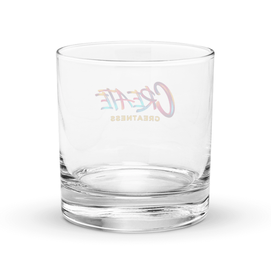 CREATE GREATNESS Rocks Glass product image (2)