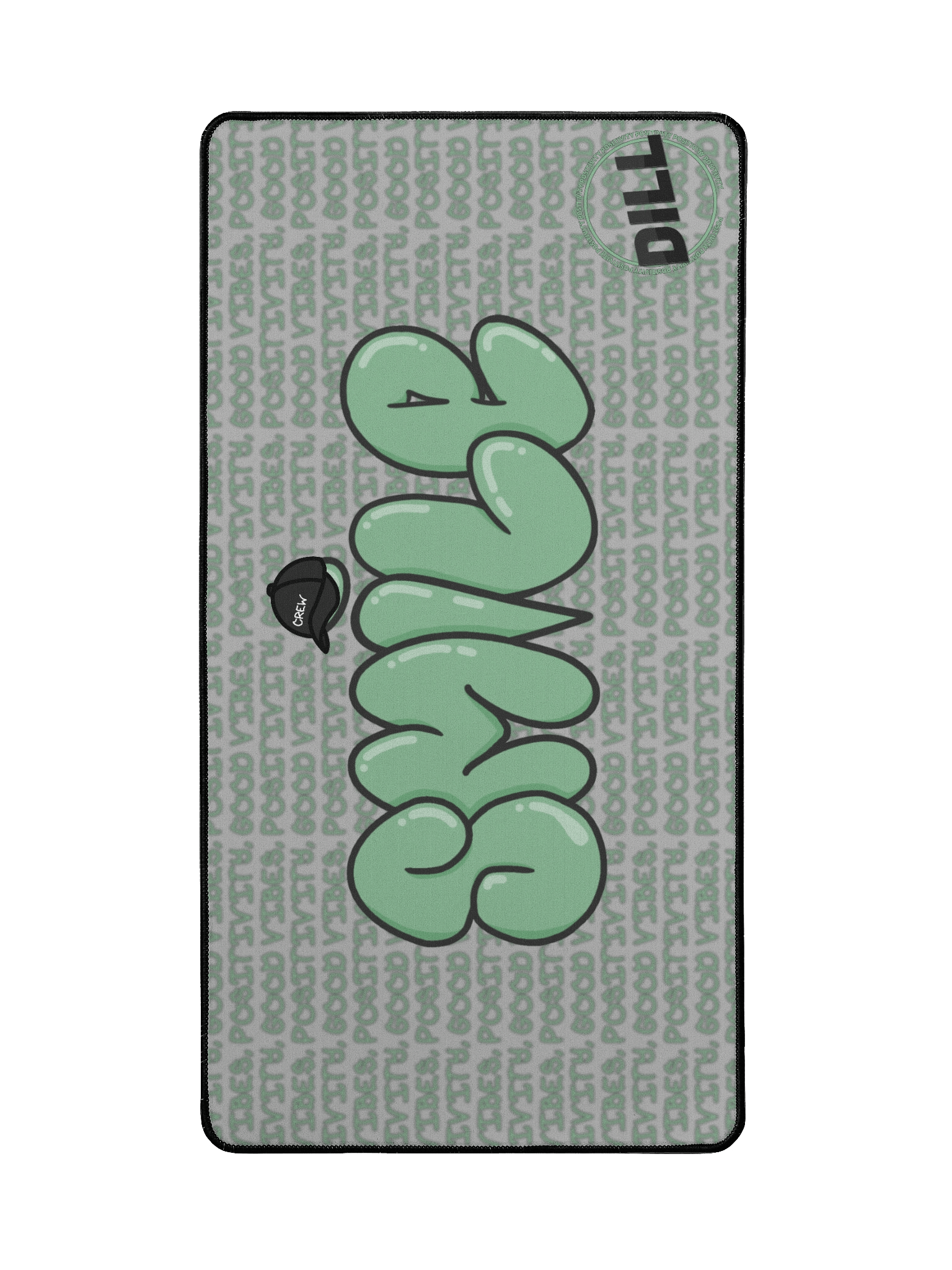 Dill's Smile Line Desk Mat 15.5" x 31.5" product image (2)