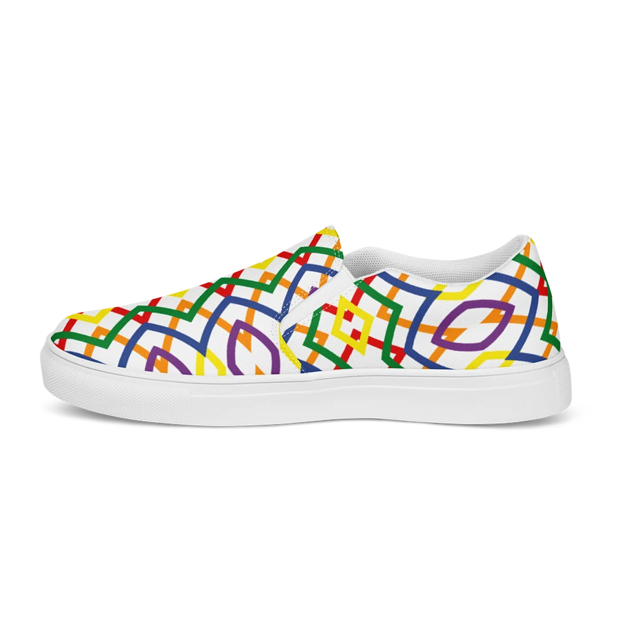 Mens Slip On Canvas - Rainbow (b) product image (4)