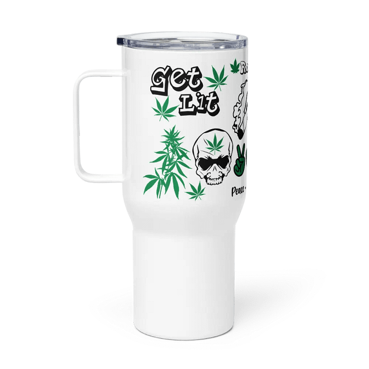 Good Vibes Cannabis Travel Mug product image (1)