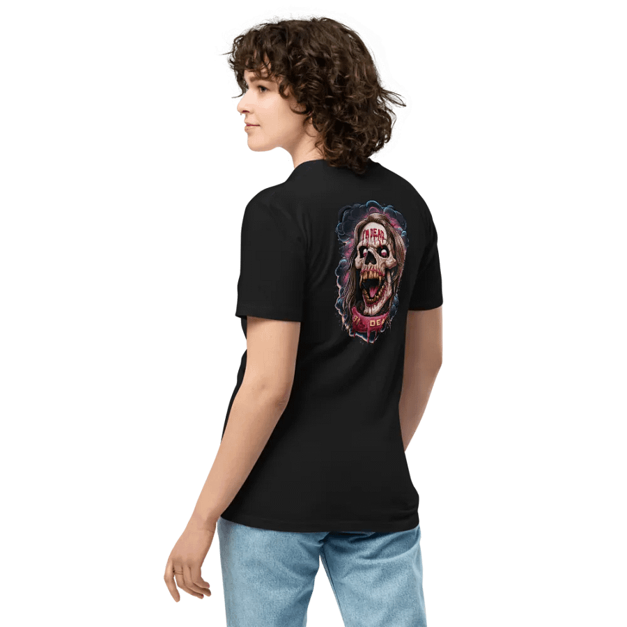 Urban Eerie Fusion: Death is Coming for You AS Colour Unisex Premium T-Shirt product image (8)