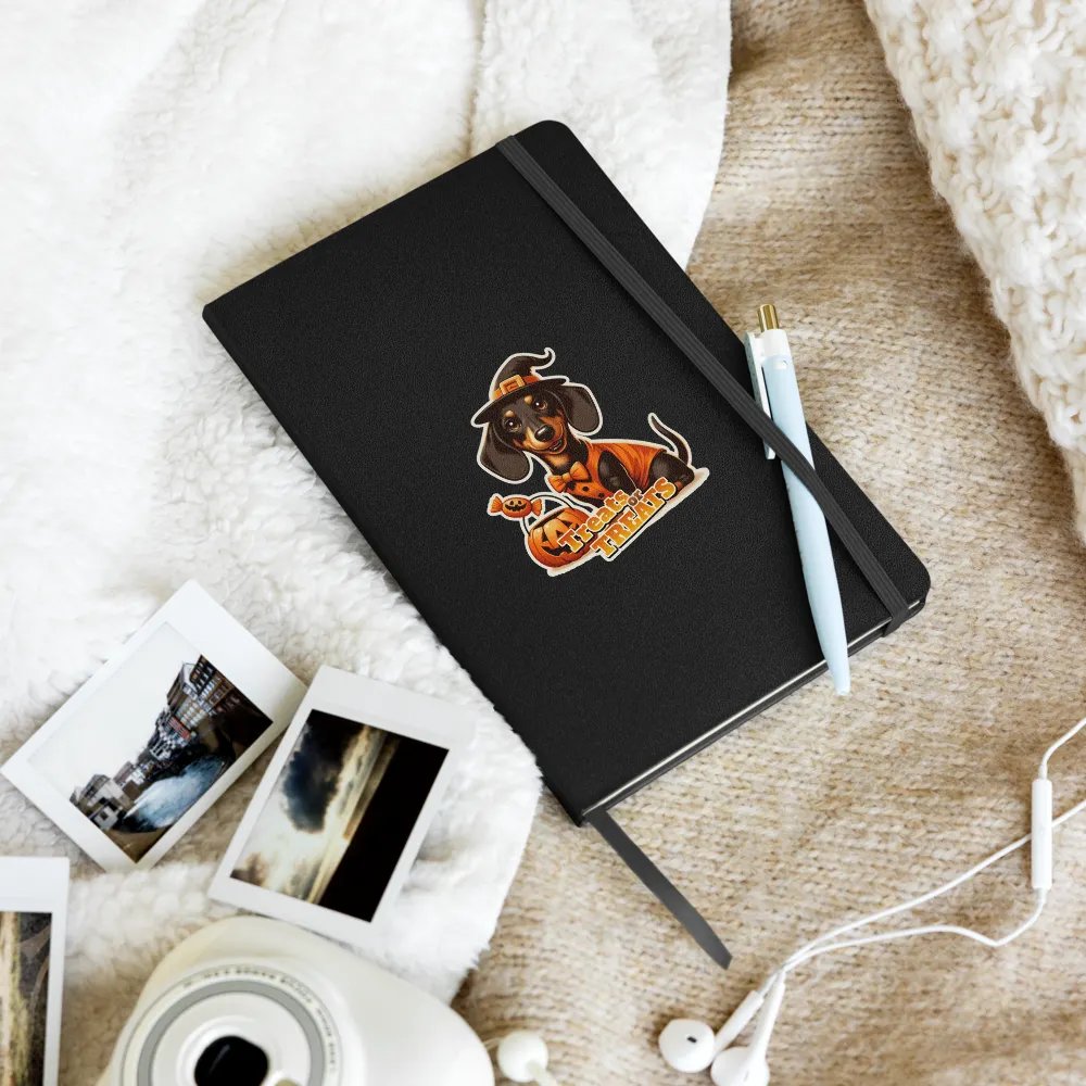 Witchy Wiener Hardcover Notebook product image (10)