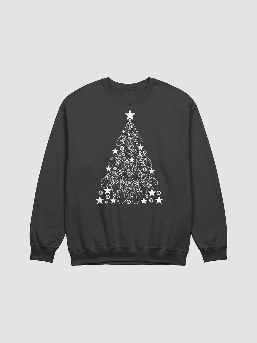 Basset Hound Christmas Tree Sweatshirt Design for Basset Hound Paw-rents product image (3)