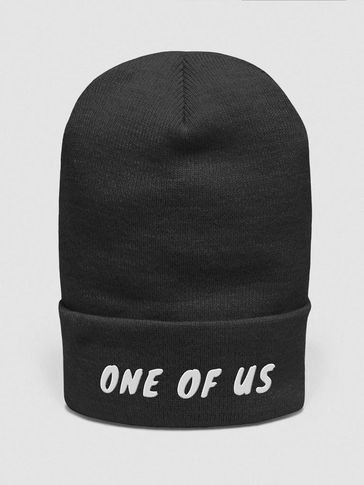 One of Us black beanie product image (1)