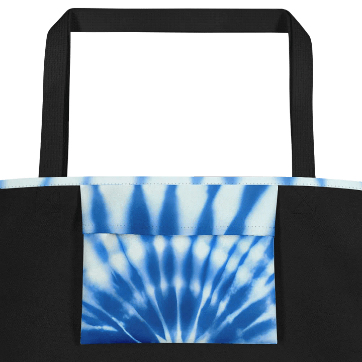 Tie Dye #17 - Blue & White - Tote product image (2)