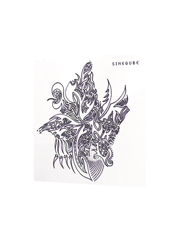 Album Cover Art Print Sineqube's "Abiogenesis" product image (3)