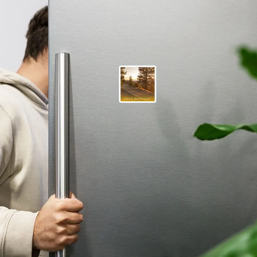 Let's Travel Die-Cut Magnets product image (8)