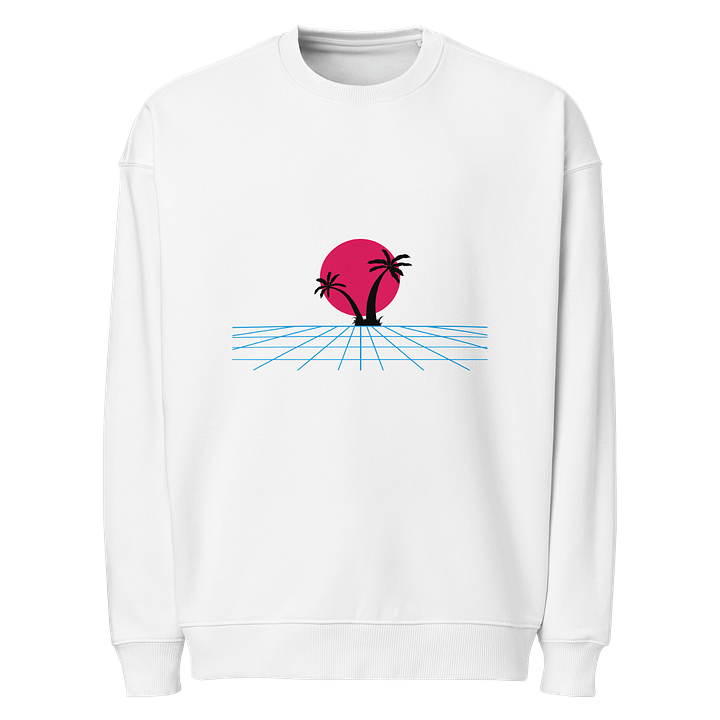 Retro Future Sunset Oversized Sweatshirt product image (1)