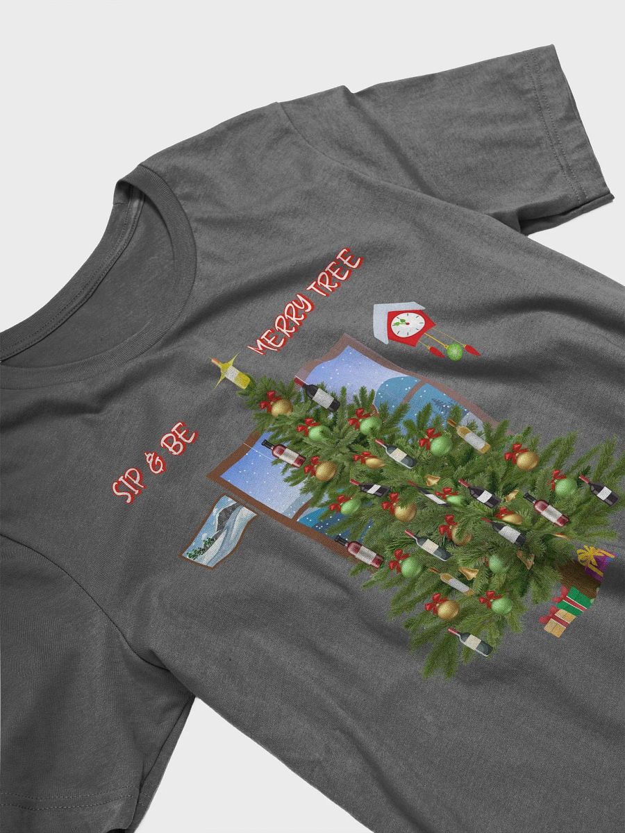 Sip And Be Merry Tree - Funny Christmas T-shirt product image (17)