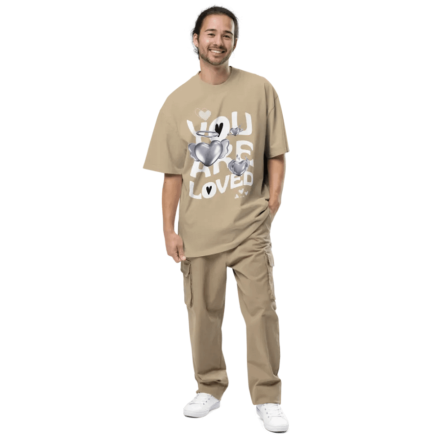 You are loved faded Tee product image (6)