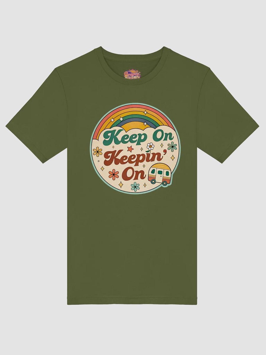 Retro Rainbow 'Keep On Keepin' On' T-Shirt product image (3)