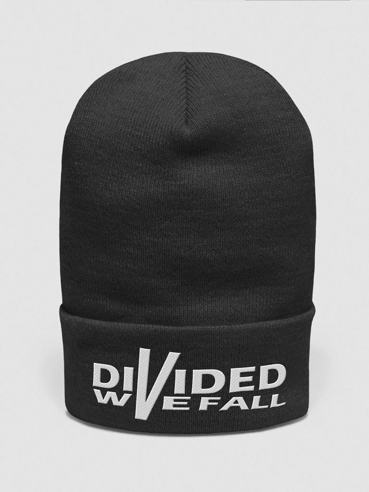 Divided We Fall - White - Yupoong Cuffed Beanie product image (1)