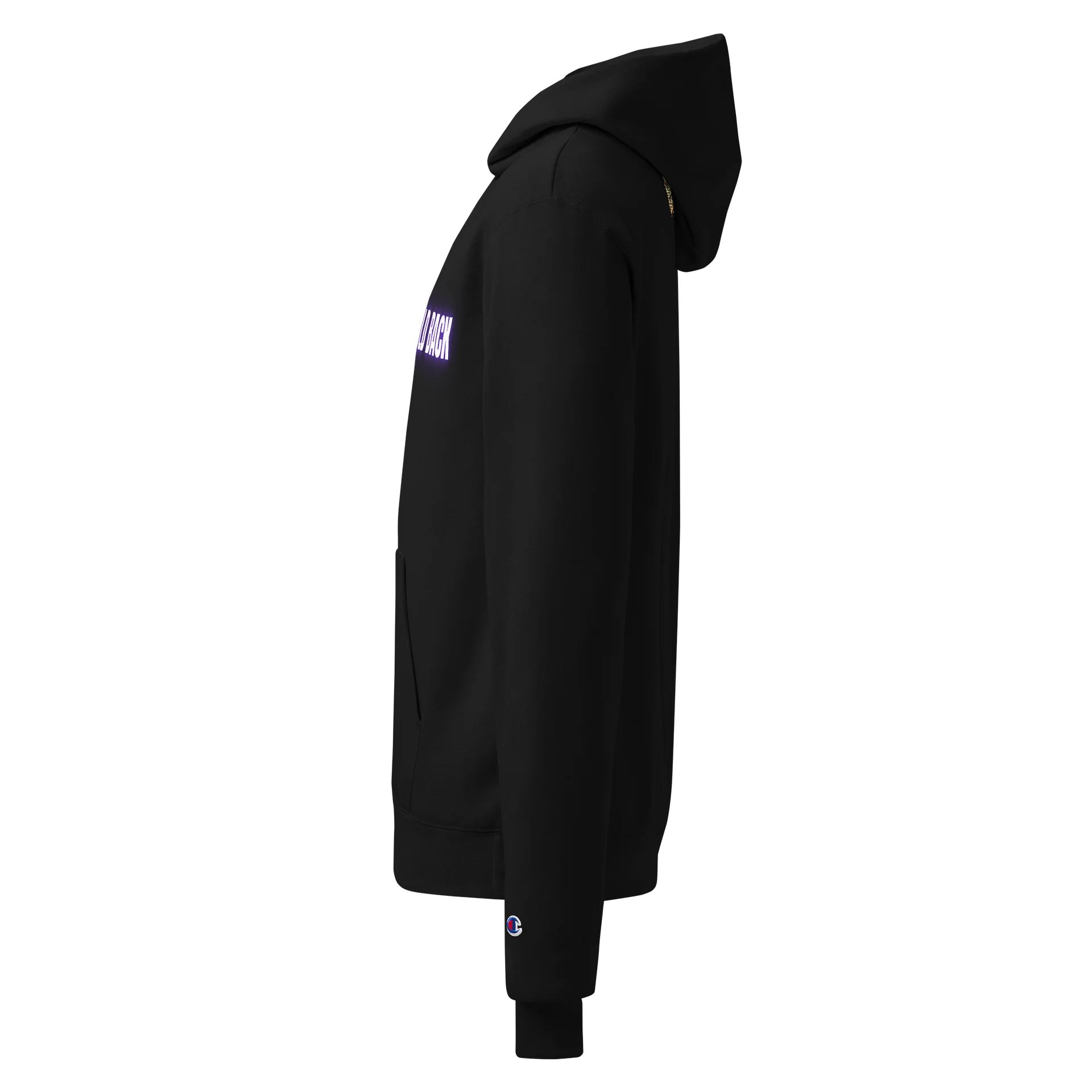 "Never Hold Back" Neon Purple Champion Hoodie product image (3)