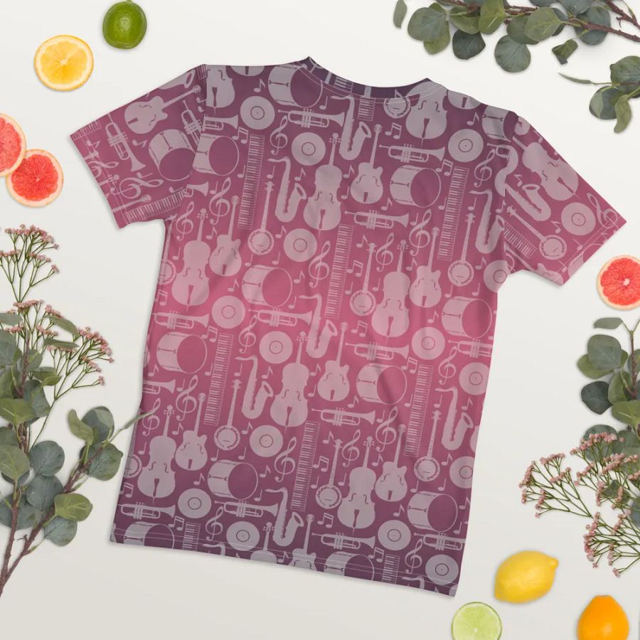 Sip, Sip, Hooray, Coffee and Music All Day All Over Print T-shirt product image (8)